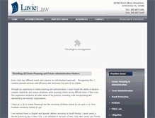 Tablet Screenshot of lavielaw.com